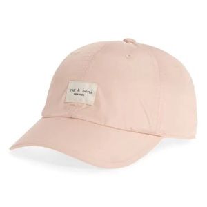 RAG & BONE ADDISON BASEBALL CAP NUDE OS